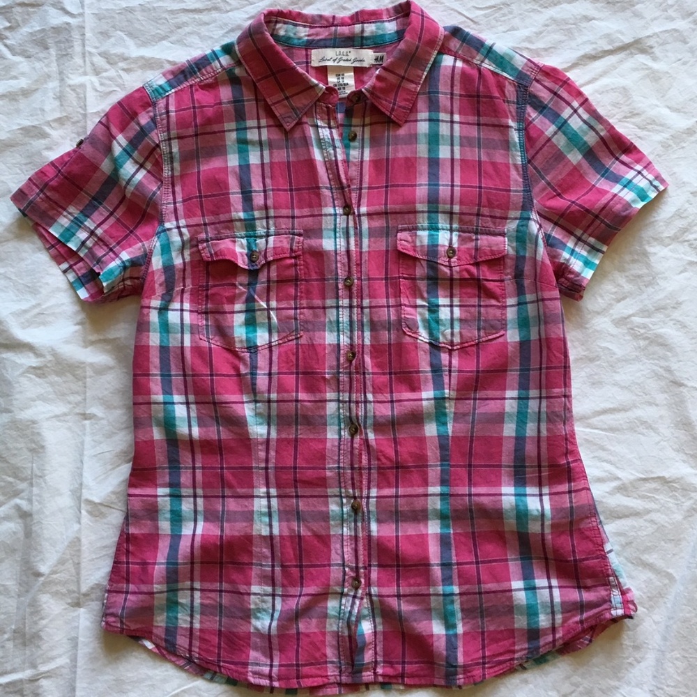 H&M Camp Shirt, Size 10 (US)